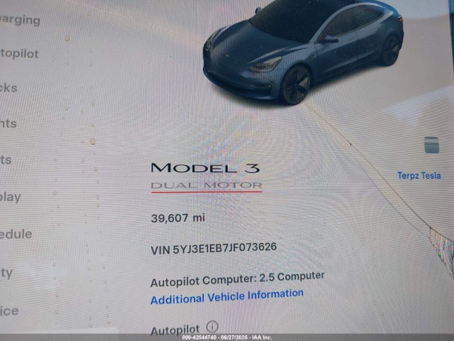 2018 TESLA MODEL 3 5YJ3E1EB7JF073626 Photo 6