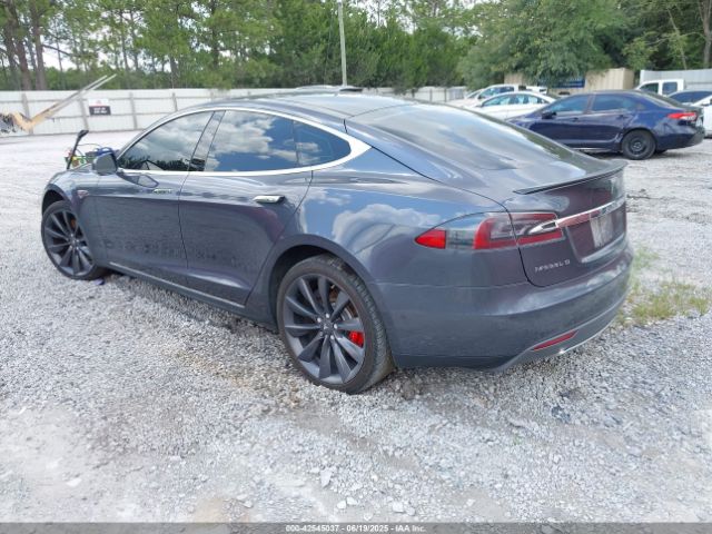2015 TESLA MODEL S 5YJSA1H22FFP75086 Photo 2