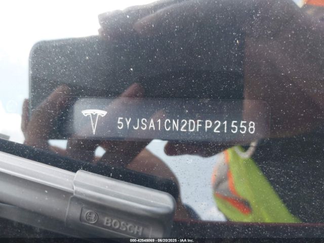 2013 TESLA MODEL S 5YJSA1CN2DFP21558 Photo 8
