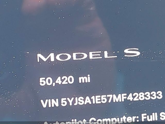 5YJSA1E57MF428333 Tesla 2021