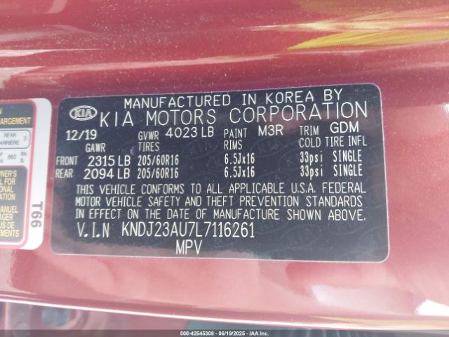 2020 KIA SOUL KNDJ23AU7L7116261 Photo 8