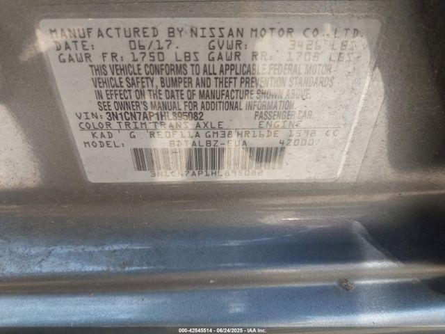 2017 NISSAN VERSA 3N1CN7AP1HL895082 Photo 8