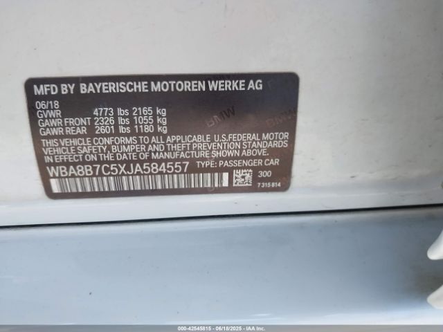 2018 BMW 340I WBA8B7C5XJA584557 Photo 8