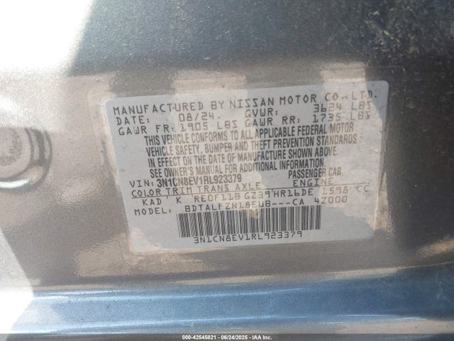 Nissan 2024 2024 3N1CN8EV1RL923379 Image 9