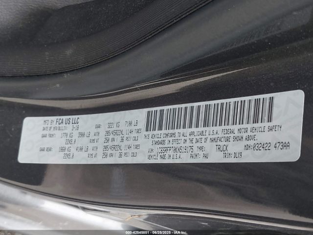2019 RAM 1500 1C6SRFPT0KN519175 Photo 8