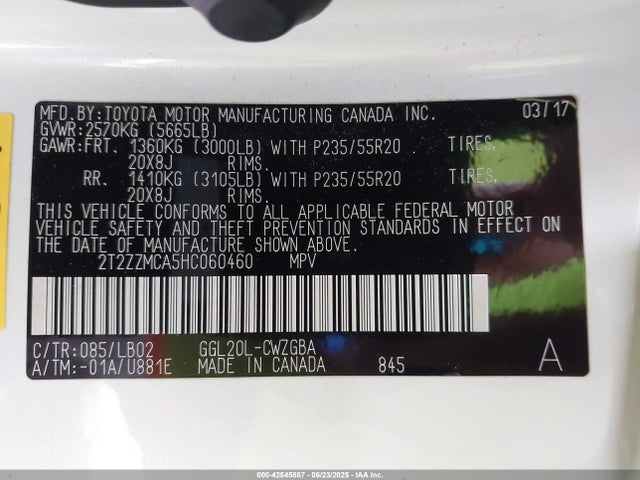Lexus RX 2017 2T2ZZMCA5HC060460 Image 9