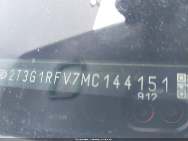 2021 TOYOTA RAV4 2T3G1RFV7MC144151 Photo 8
