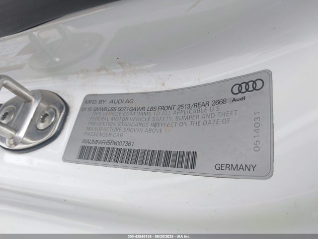 2015 AUDI A5 WAUMFAFH5FN007361 Photo 8