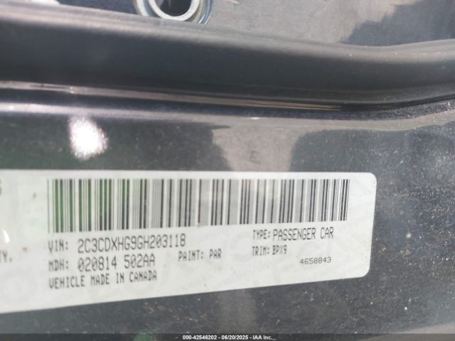 2016 DODGE CHARGER 2C3CDXHG9GH203118 Photo 8