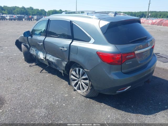 2015 ACURA MDX 5FRYD4H49FB019628 Photo 2