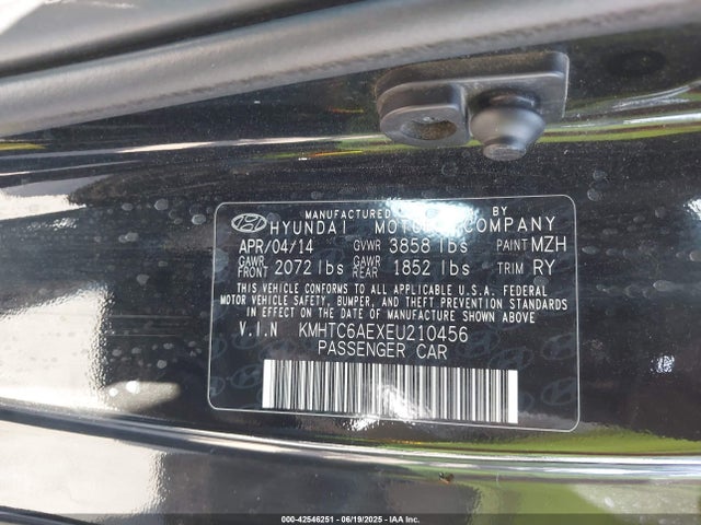 KMHTC6AEXEU210456 Hyundai dohc t-gdi gamma