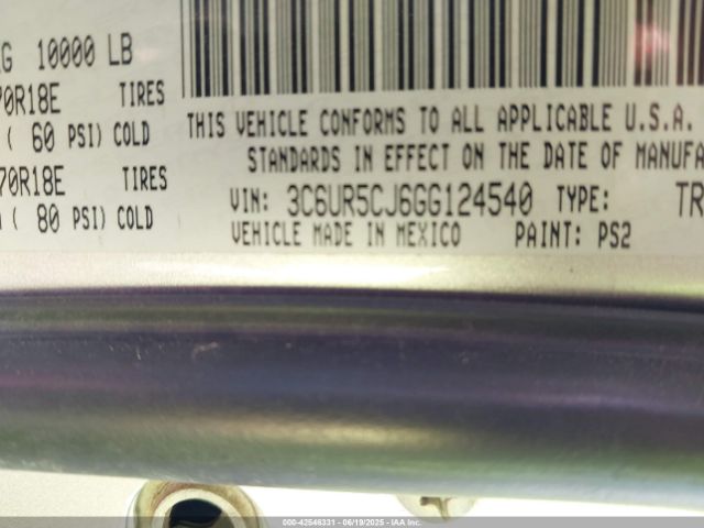 2016 RAM 2500 3C6UR5CJ6GG124540 Photo 8