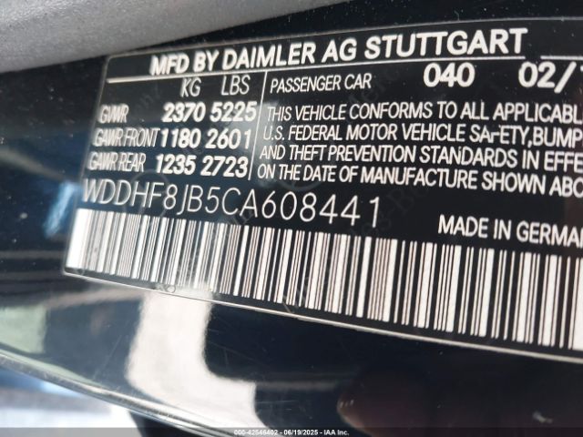 2012 MERCEDES-BENZ E 350 WDDHF8JB5CA608441 Photo 8