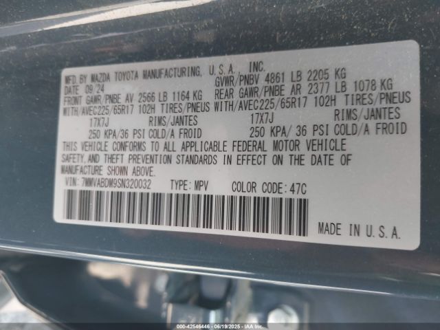 2025 MAZDA CX-50 7MMVABDM9SN320032 Photo 8