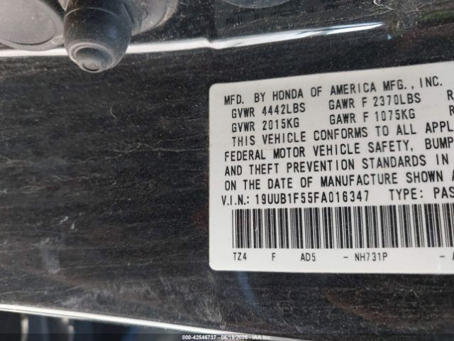 2015 ACURA TLX 19UUB1F55FA016347 Photo 8