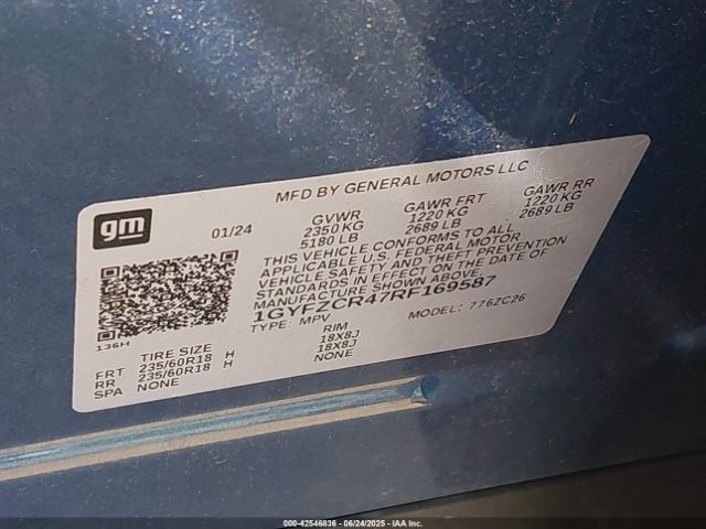 2024 CADILLAC XT4 1GYFZCR47RF169587 Photo 8