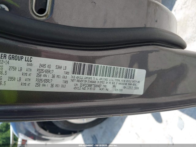 Aukcja sprzedaży 2015 Dodge Journey Sxt, vin: 3C4PDCBB8FT600487, numer aukcji: 42546847