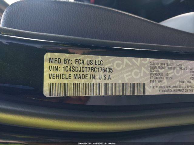 2024 DODGE DURANGO 1C4SDJCT7RC176435 Photo 8