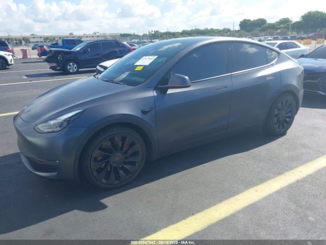 2022 TESLA MODEL Y 7SAYGDEF5NF452248 Photo 1