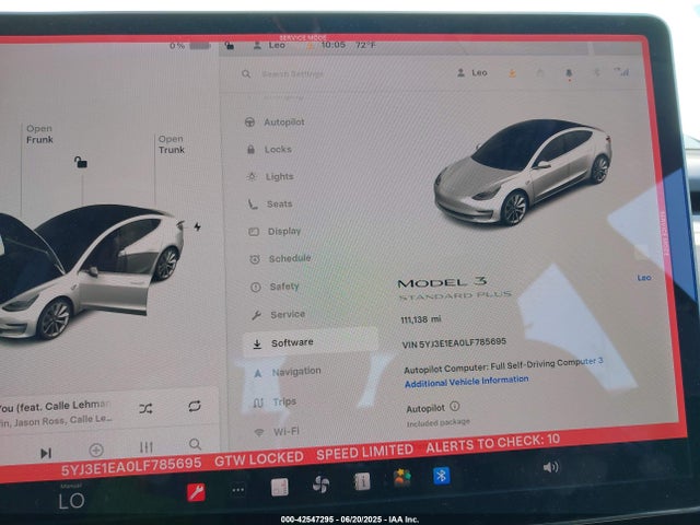 Tesla MODEL 3 2020 5YJ3E1EA0LF785695 Image 7