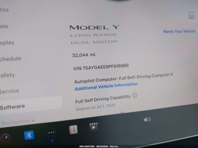 2023 TESLA MODEL Y 7SAYGAEE9PF916988 Photo 6