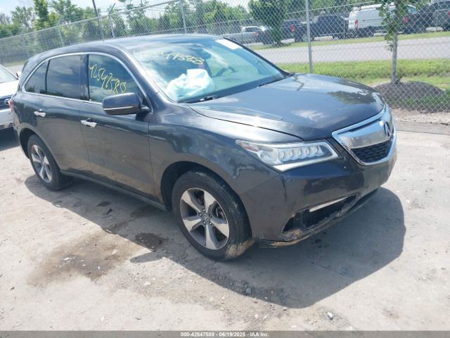 2016 ACURA MDX 5FRYD4H27GB040638