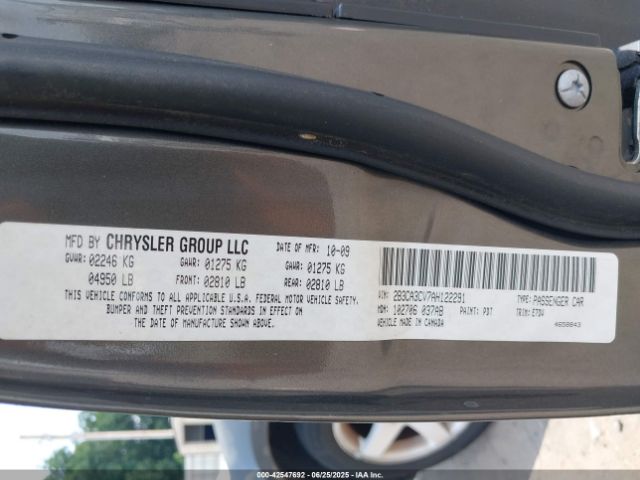 2010 DODGE CHARGER 2B3CA3CV7AH122291 Photo 8
