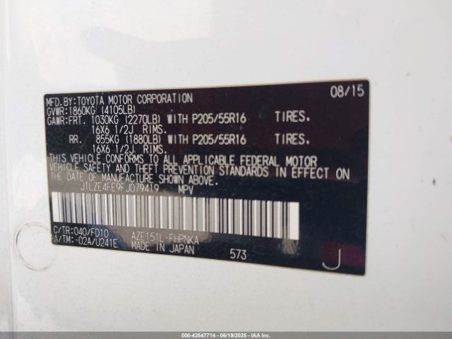 JTLZE4FE9FJ079419 Scion 2az-fe