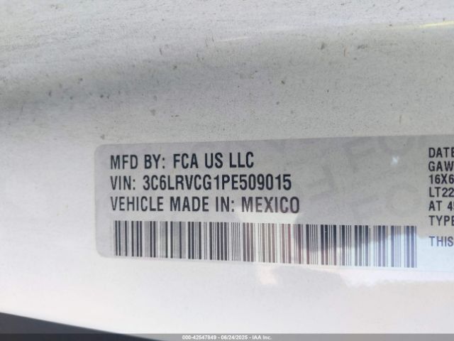 2023 RAM PROMASTER 2500 3C6LRVCG1PE509015 Photo 8