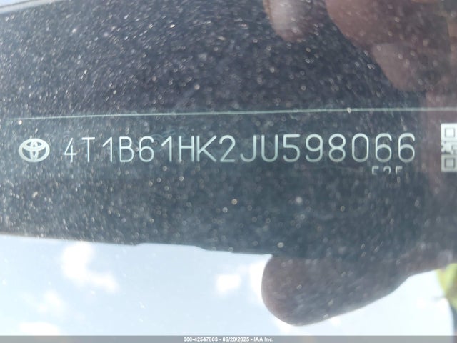 4T1B61HK2JU598066 Toyota a25a-fks