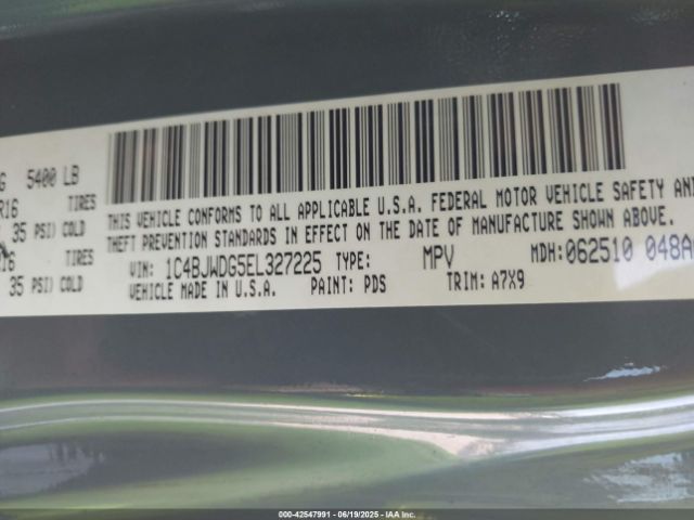 2014 JEEP WRANGLER UNLIMITED 1C4BJWDG5EL327225 Photo 8