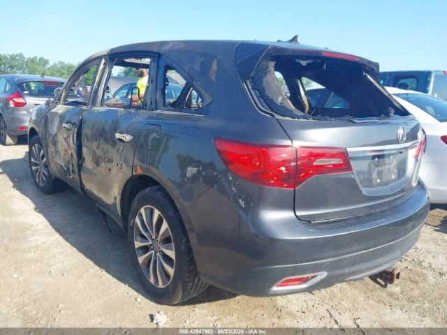 2014 ACURA MDX 5FRYD4H41EB050273 Photo 2