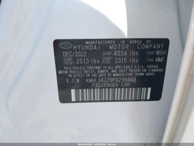 2023 HYUNDAI SONATA KMHL34J29PA298463 Photo 8