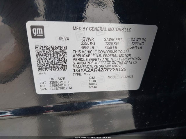 2024 CADILLAC XT4 1GYAZAR42RF226132 Photo 8