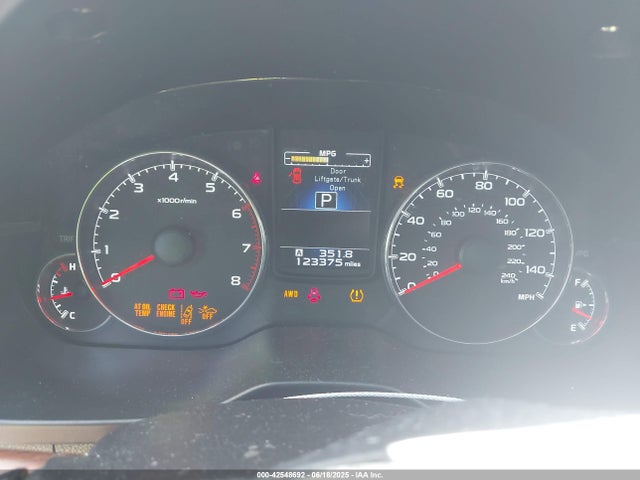 4S4BRCNC0E3269507 Subaru 2.5na u6