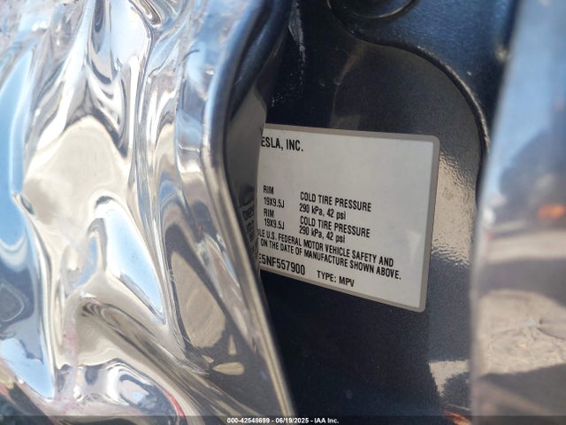 2022 TESLA MODEL Y 7SAYGDEE5NF557900 Photo 8