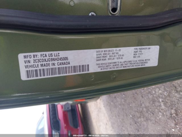 2022 DODGE CHARGER 2C3CDXJG9NH245005 Photo 8