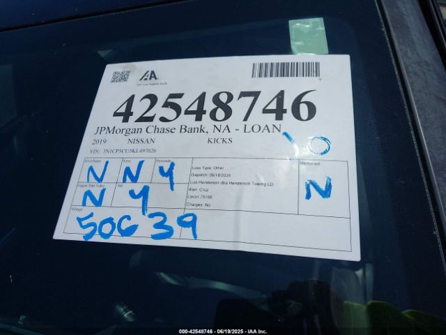 3N1CP5CU5KL497026 Nissan 2019