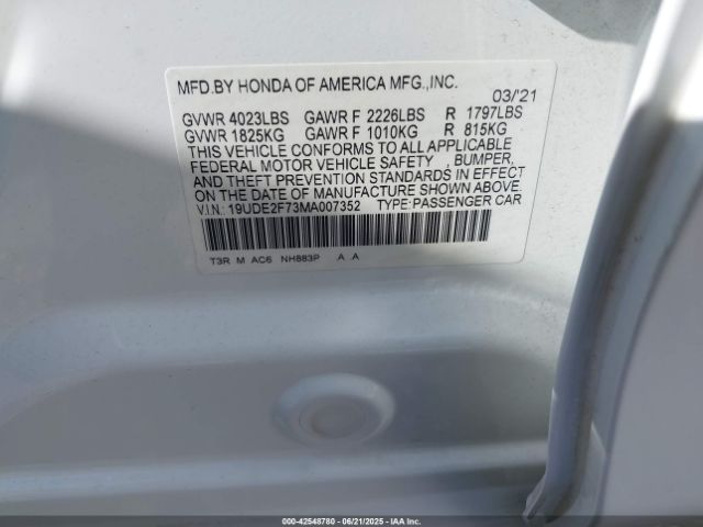 2021 ACURA ILX 19UDE2F73MA007352 Photo 8