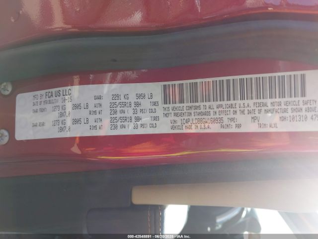 1C4PJLDB8GW160935 Jeep Cherokee