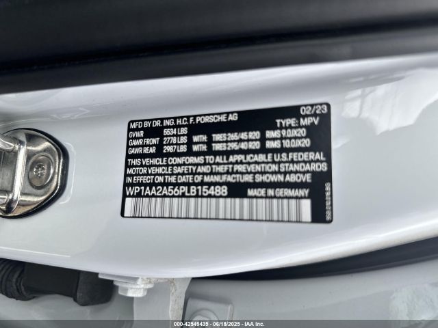 2023 PORSCHE MACAN WP1AA2A56PLB15488 Photo 8