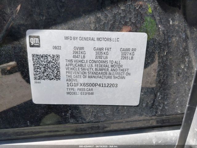 2023 CHEVROLET BOLT EV 1G1FX6S00P4112203 Photo 8