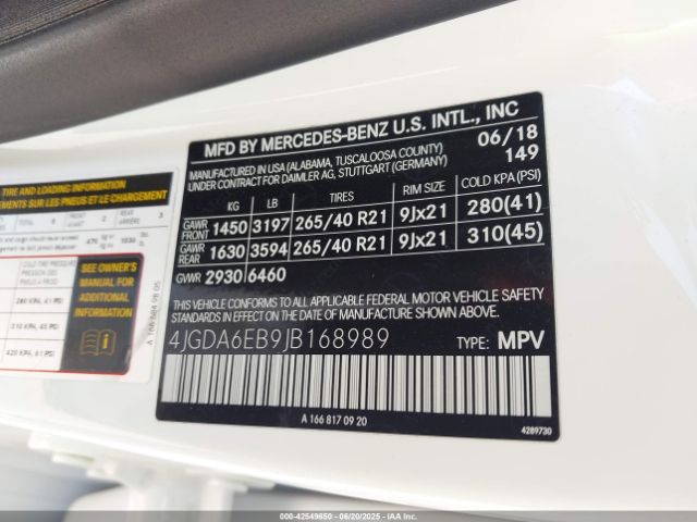 2018 MERCEDES-BENZ AMG GLE 43 4JGDA6EB9JB168989 Photo 8