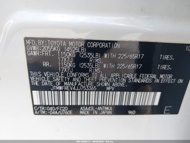 2018 TOYOTA RAV4 JTMWFREV4JJ753365 Photo 8