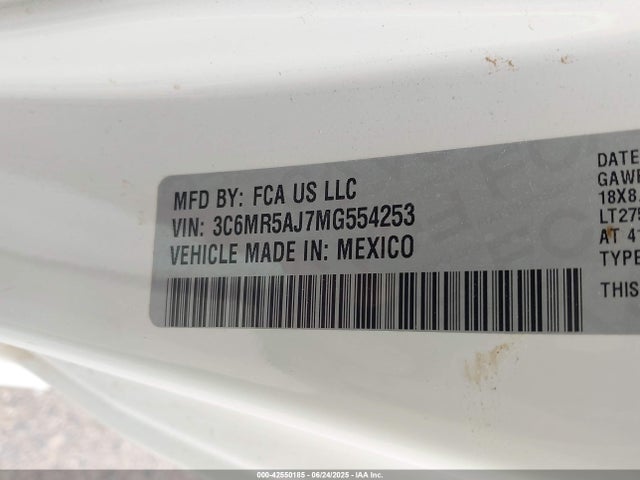 3C6MR5AJ7MG554253 RAM 2500