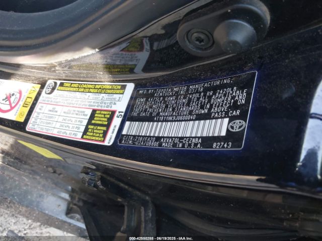 2018 TOYOTA CAMRY 4T1B11HK9JU600040 Photo 8