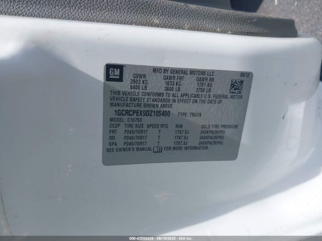 2013 CHEVROLET SILVERADO 1500 1GCRCPEX9DZ105490 Photo 8