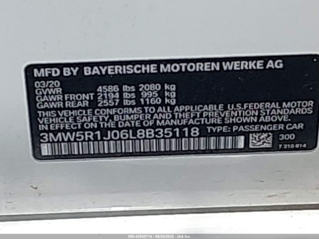 2020 BMW 330I 3MW5R1J06L8B35118 Photo 8
