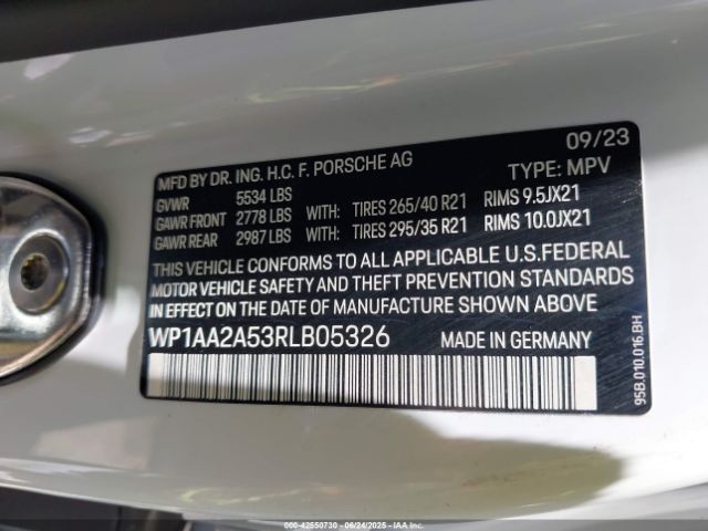 2024 PORSCHE MACAN WP1AA2A53RLB05326 Photo 8