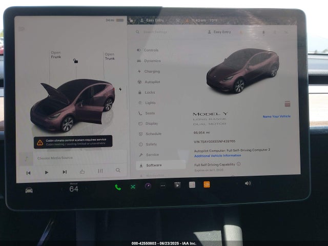 2022 TESLA MODEL Y 7SAYGDEE5NF439765 Photo 6